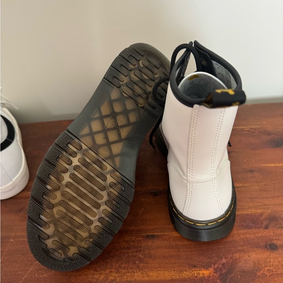 Womens Dr. Martens 1460 8-Eye Boot - White - Picture 3 of 5